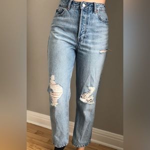 Gisele blue jeans from dynamite size 27